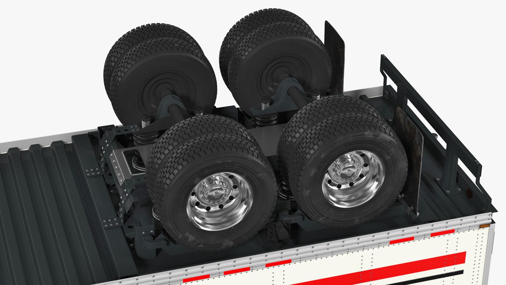 3D Gantry Inspection System with Semi Trailer Truck model