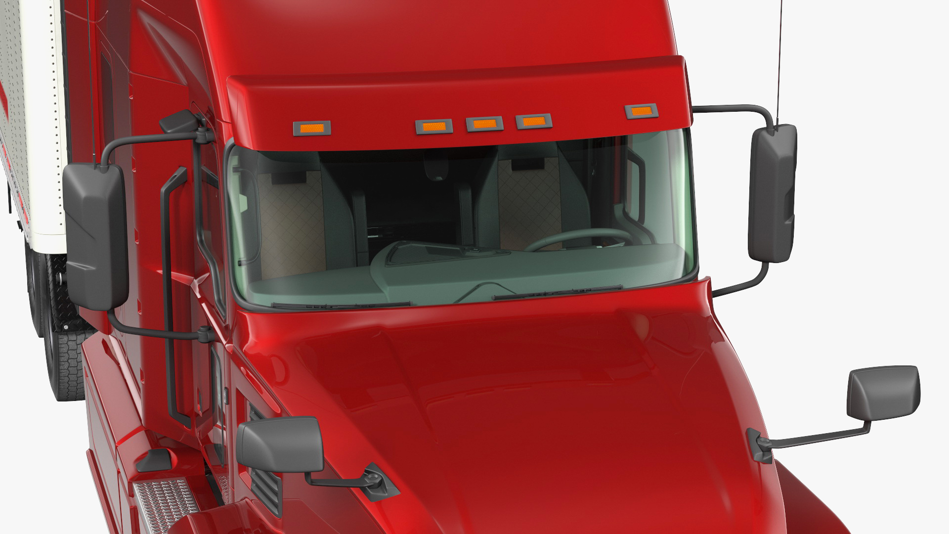 3D Gantry Inspection System with Semi Trailer Truck model