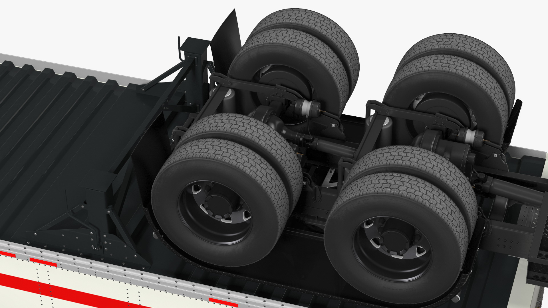 3D Gantry Inspection System with Semi Trailer Truck model