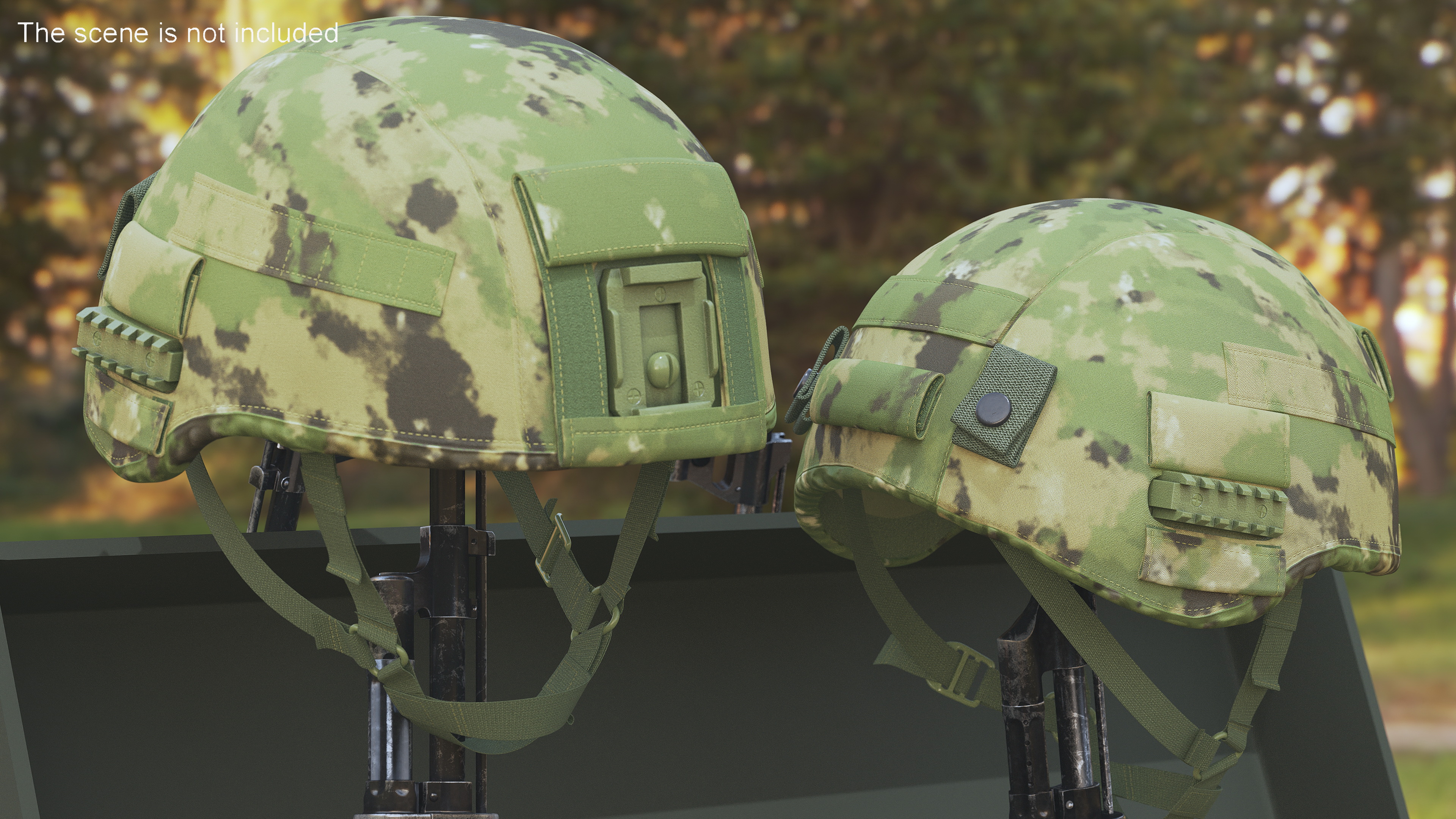 3D model Helmet Ratnik Light Green Case
