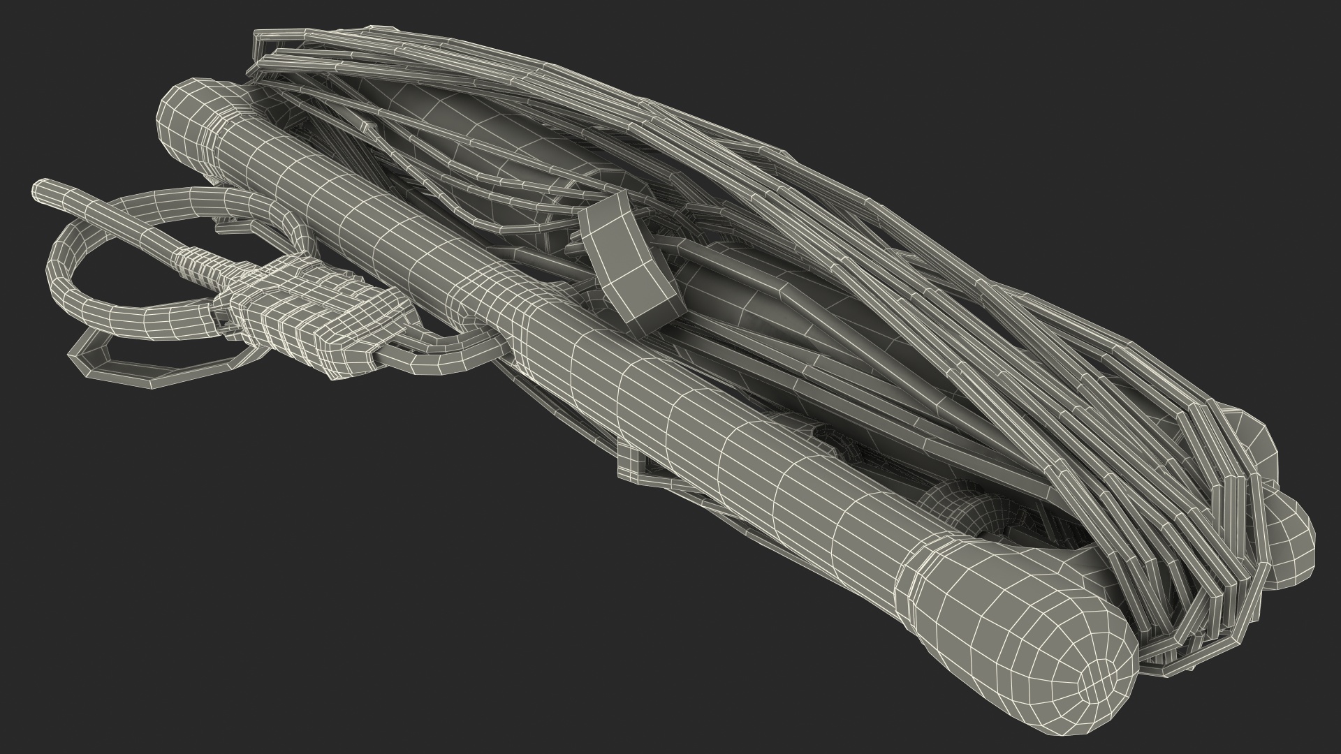 3D Compstick Control Bar Folded model