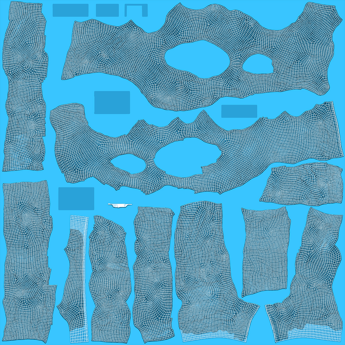 3D Submarine In Underwater Cave model