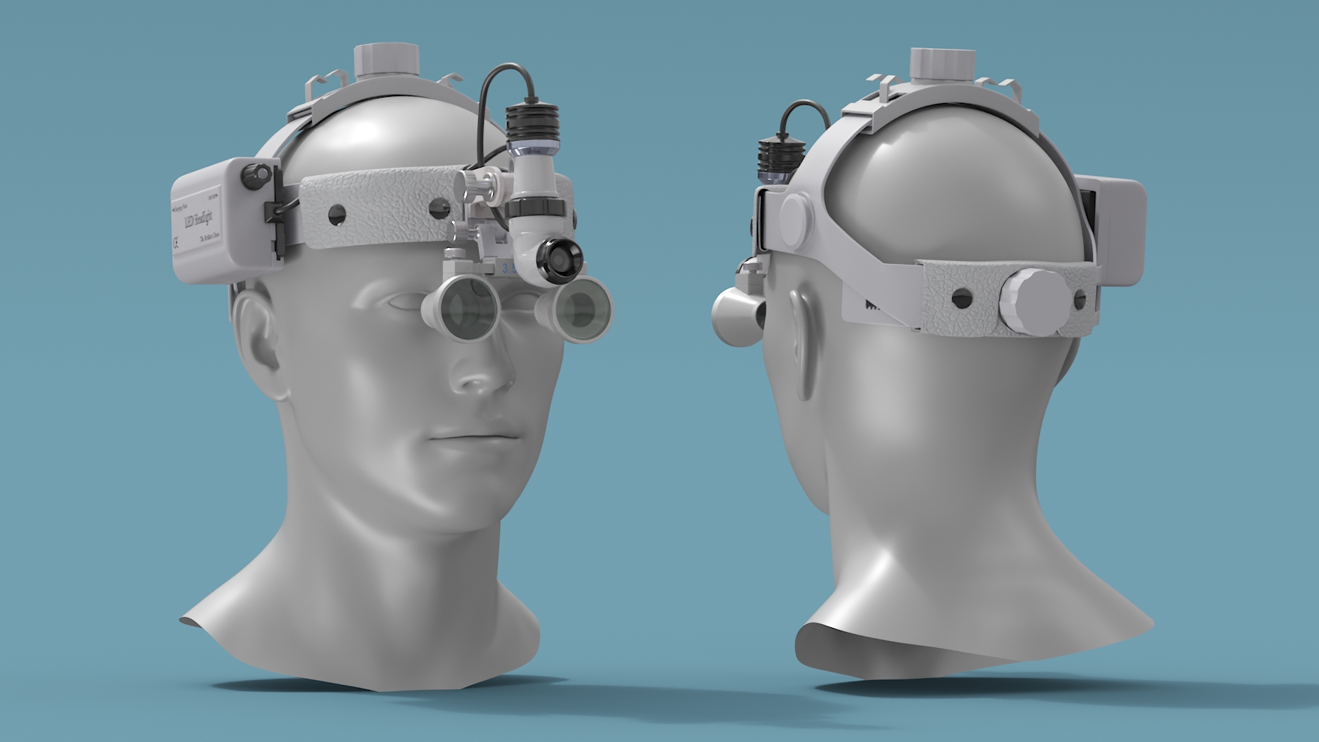 Surgical Headlight Loupe 3D model