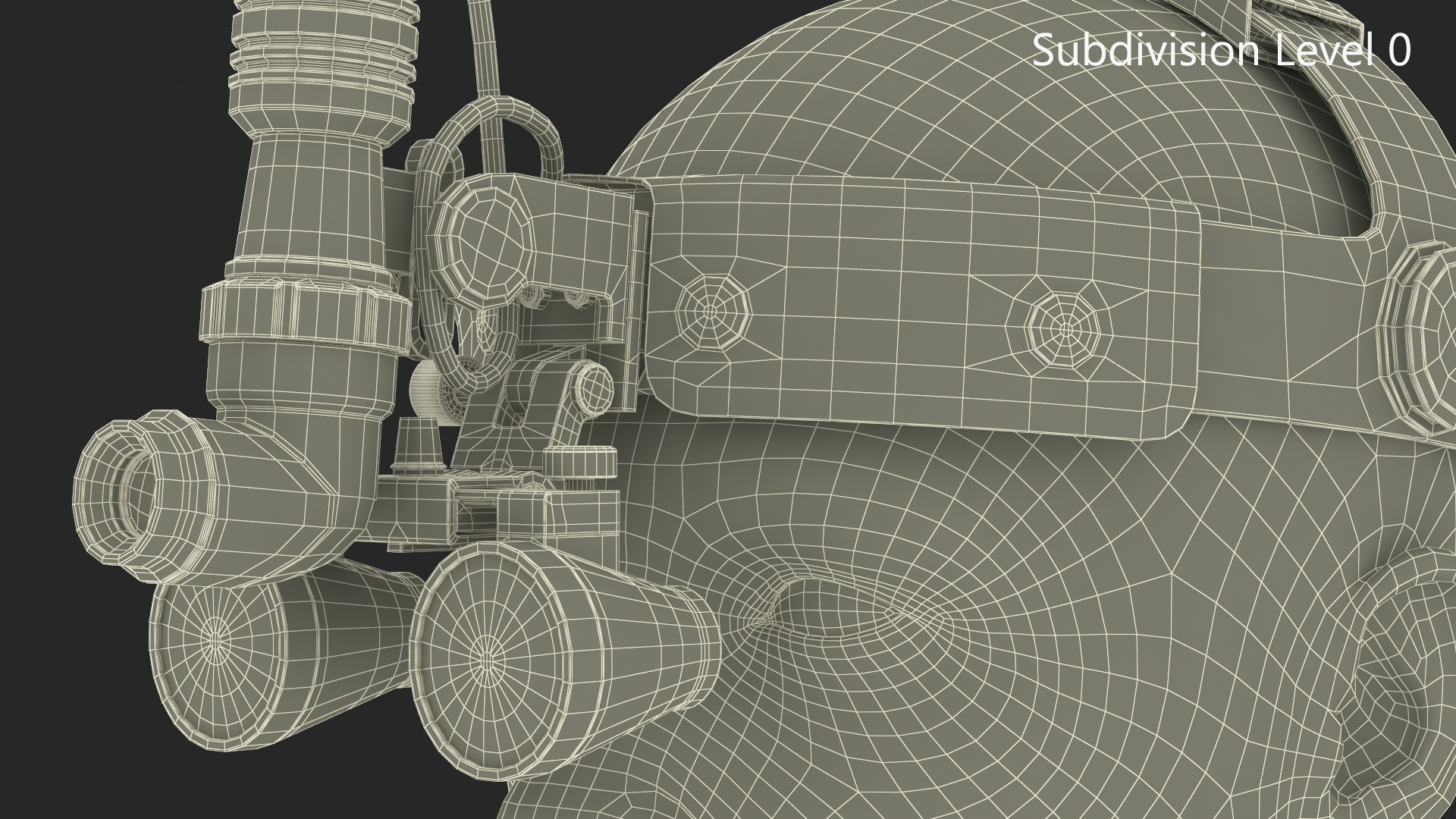 Surgical Headlight Loupe 3D model
