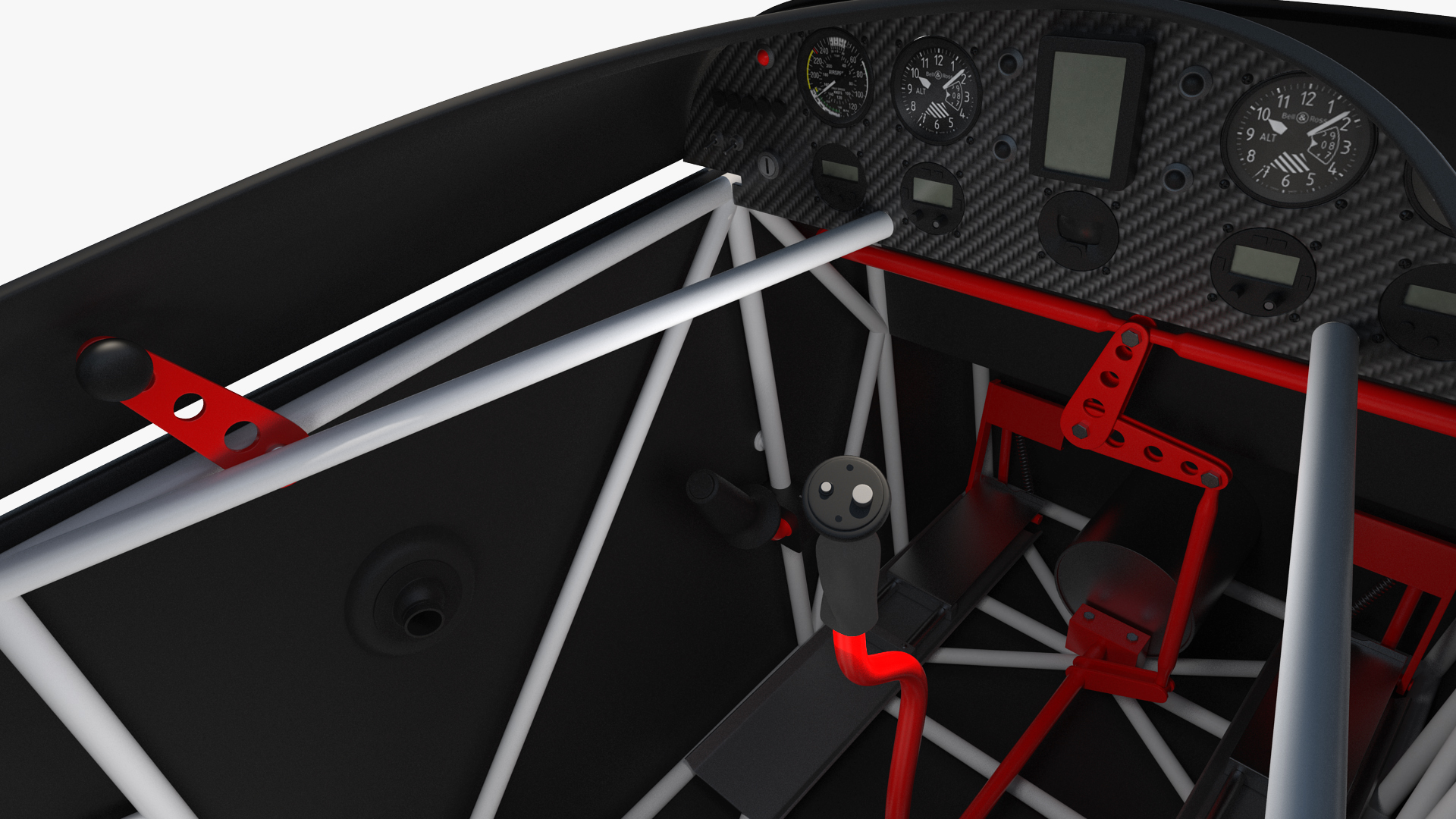 3D Light Sport Aircraft Cockpit model