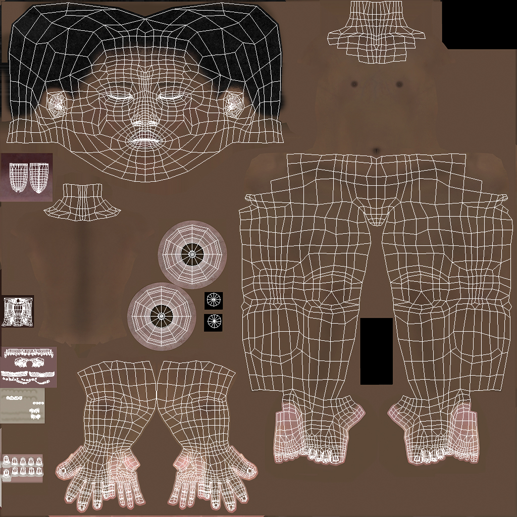 African Baby Boy Light Skin in Bodysuit Sitting 3D