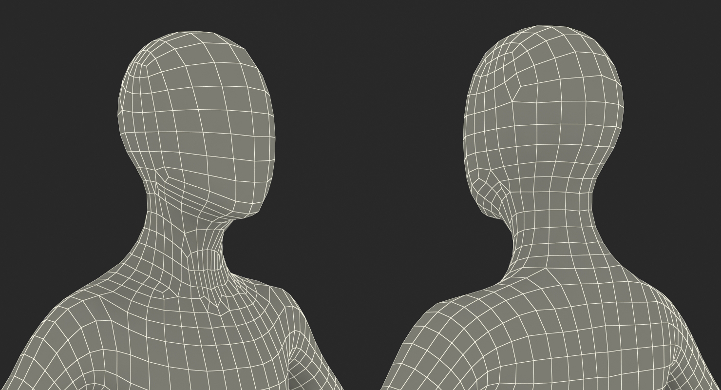 Child Mannequin Rigged 3D