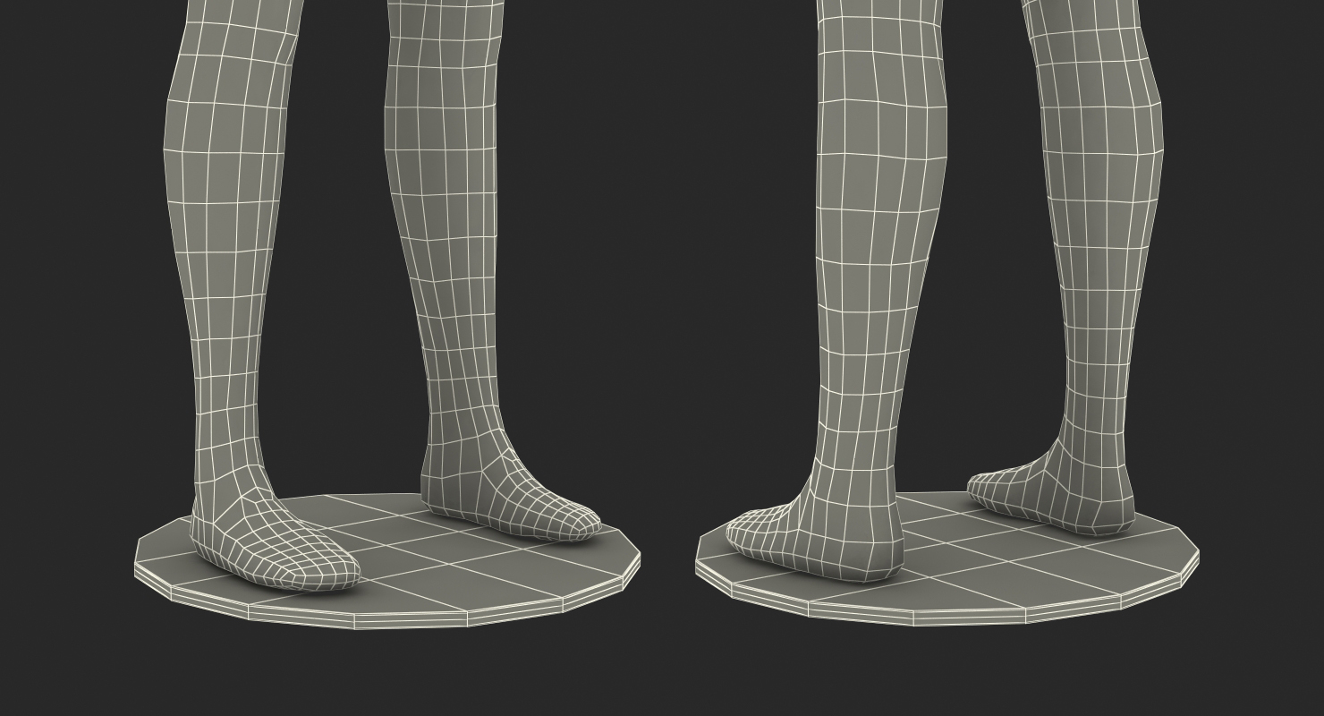 Child Mannequin Rigged 3D