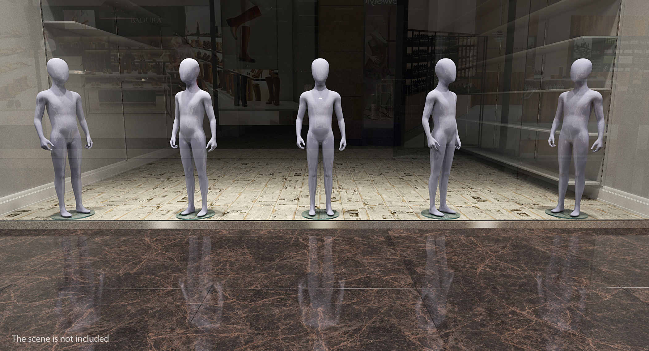 Child Mannequin Rigged 3D