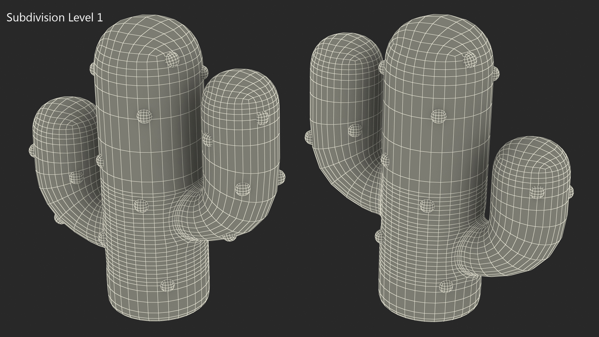 Cactus Emoji 3D