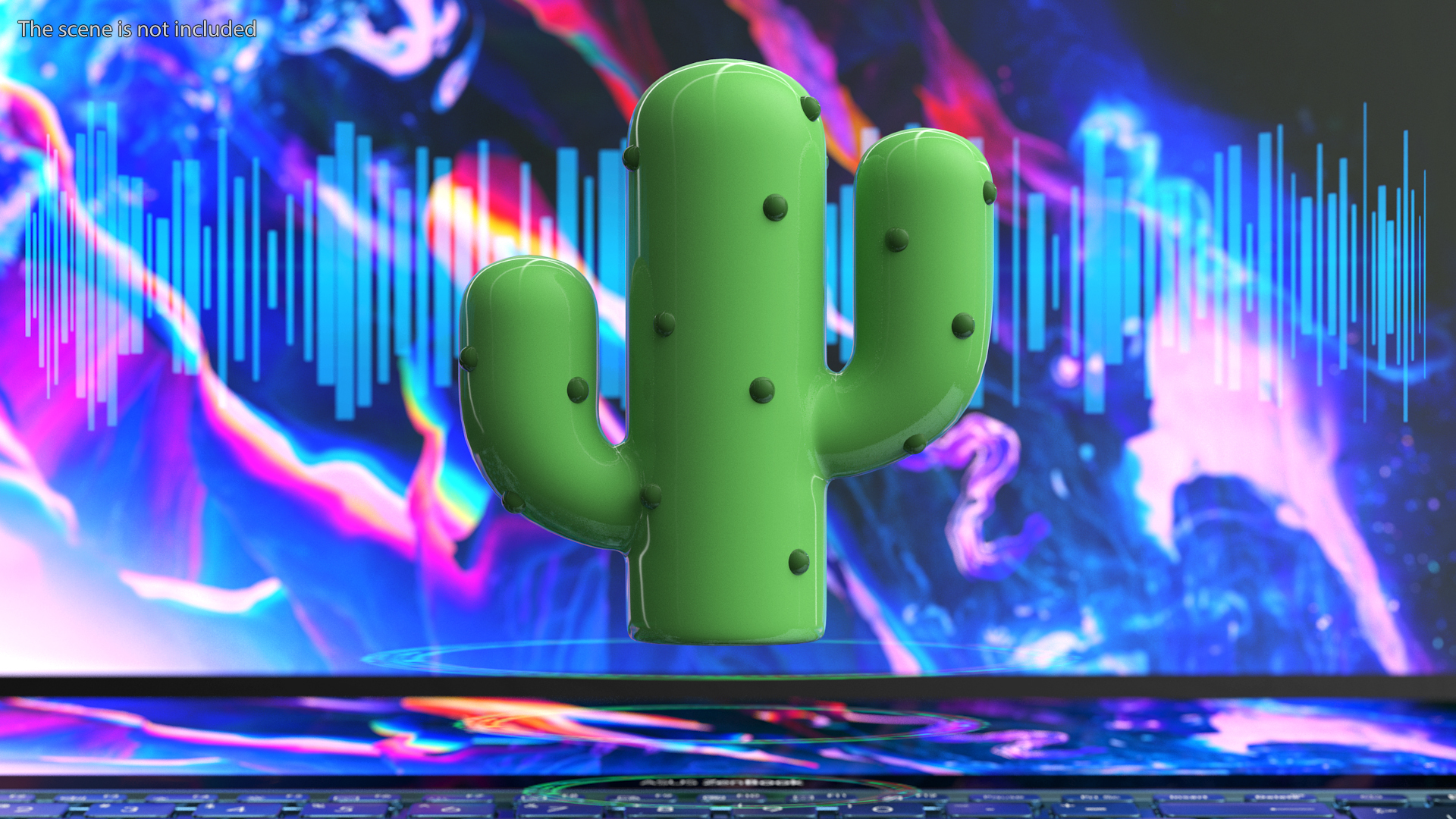 Cactus Emoji 3D