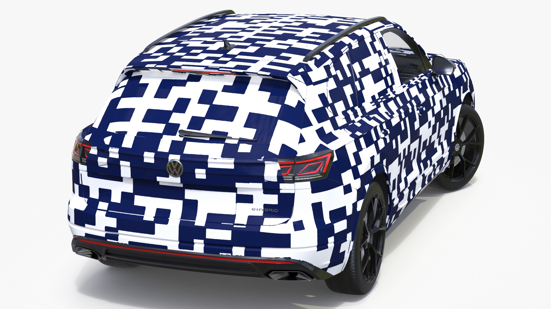 Volkswagen Touareg 2024 QR Rigged for Maya 3D