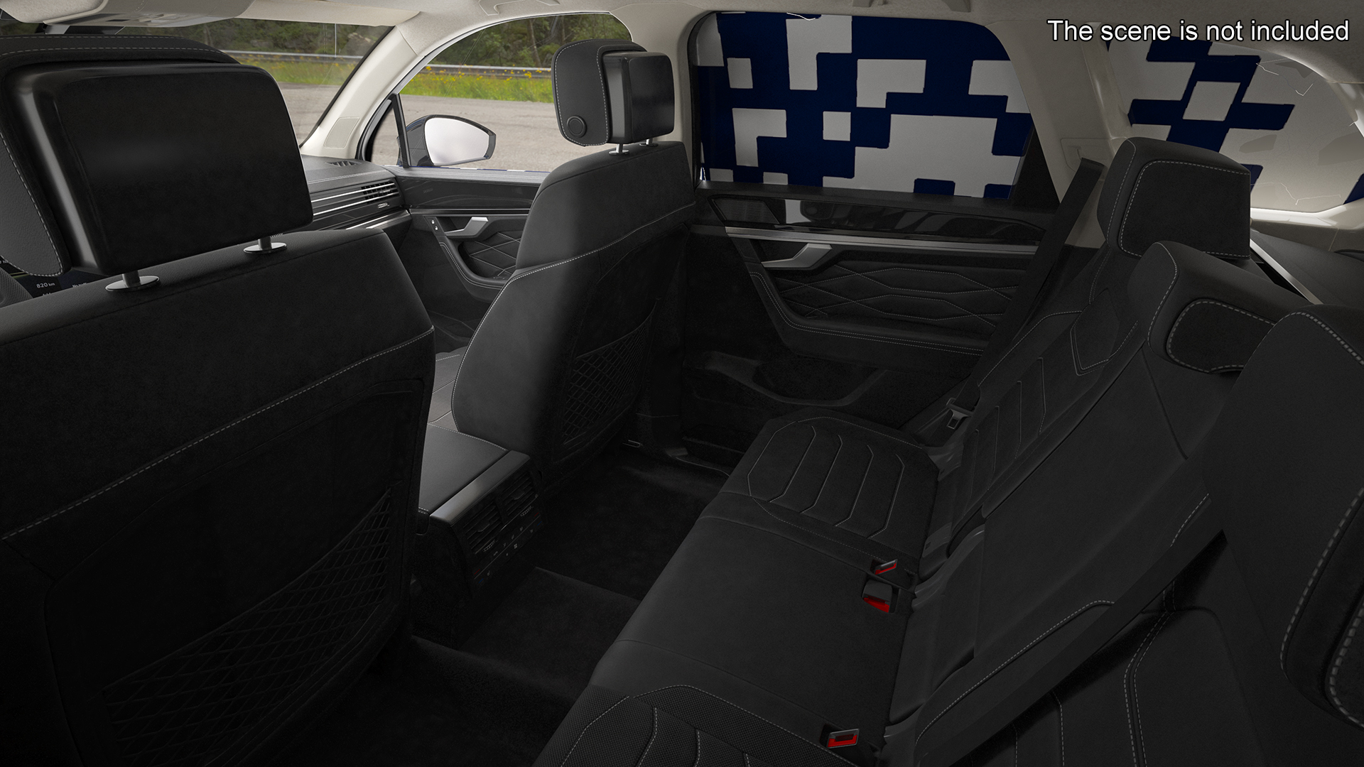 Volkswagen Touareg 2024 QR Rigged for Maya 3D
