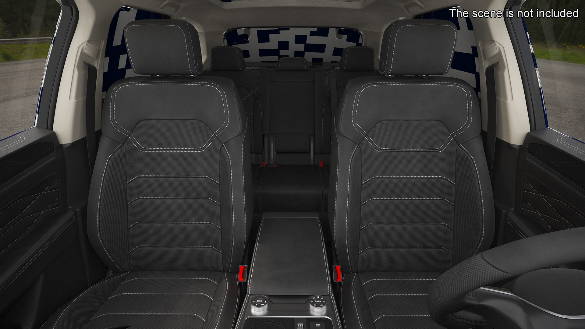 Volkswagen Touareg 2024 QR Rigged for Maya 3D