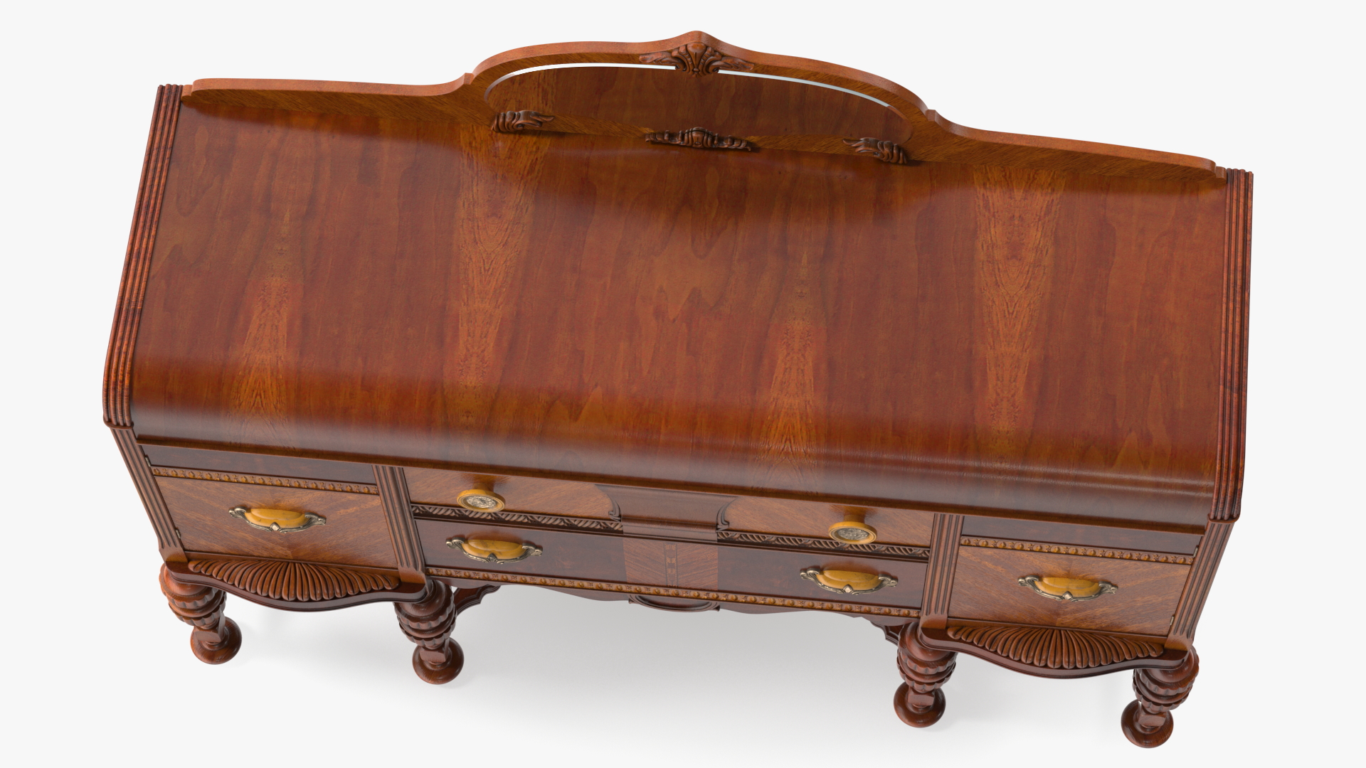 3D Waterfall  Vintage Sideboard model