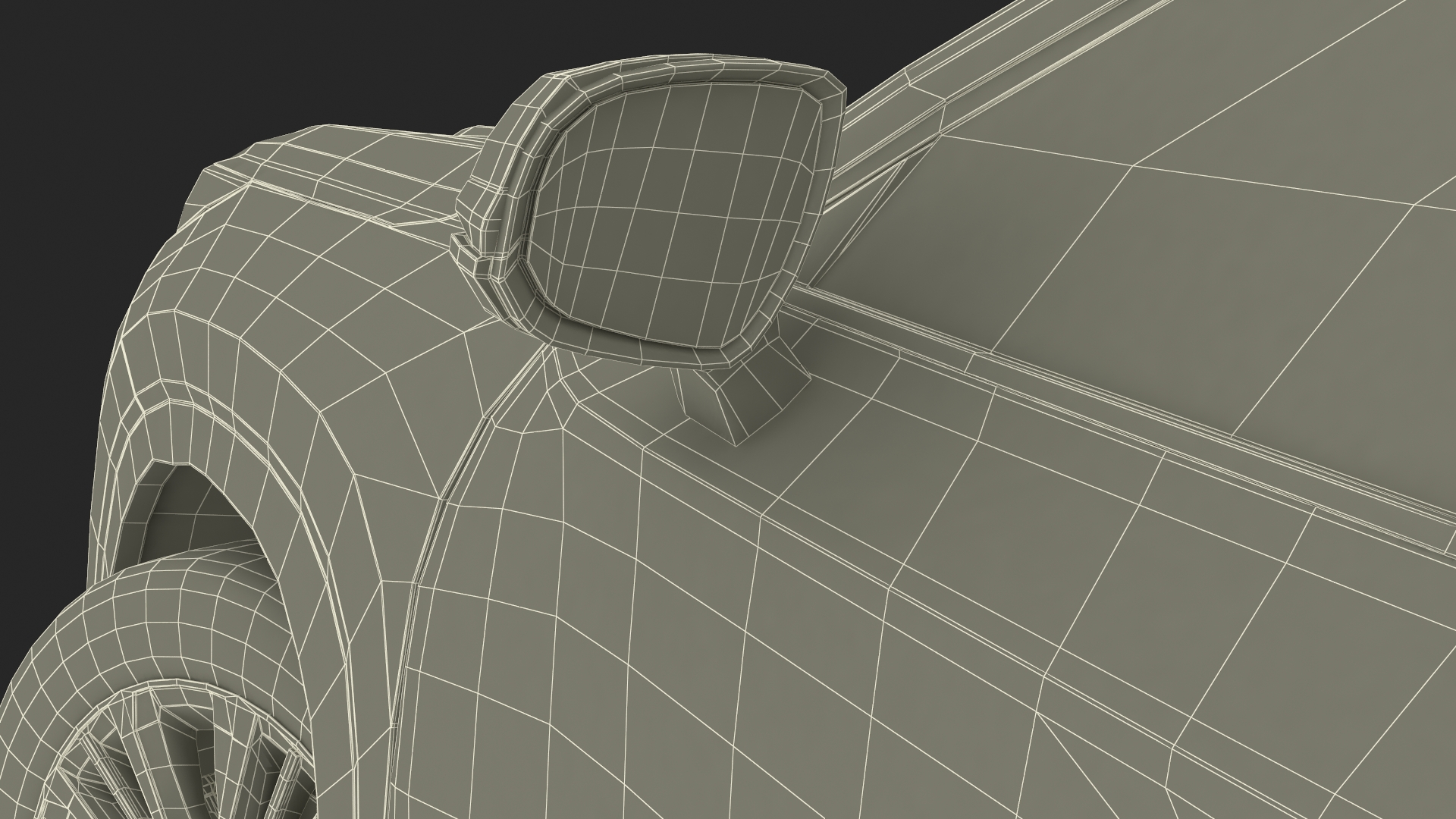 Toyota Grand Highlander 2024 Red Rigged 3D model