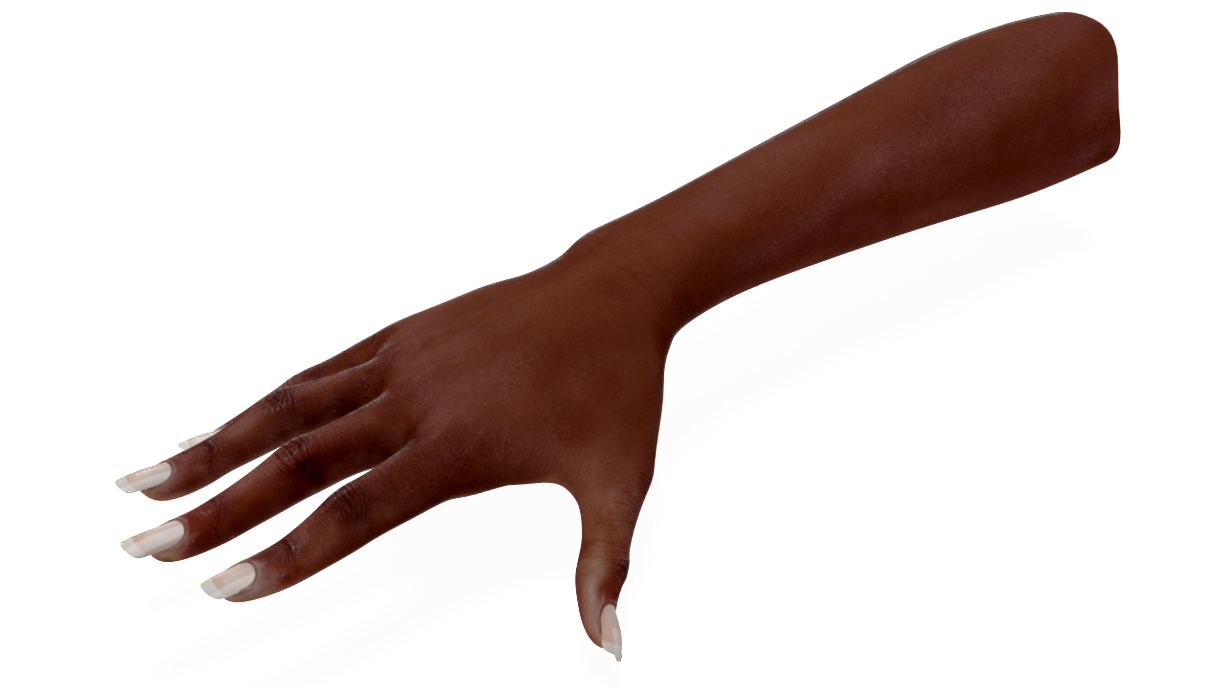 3D model African Woman Hand Rigged