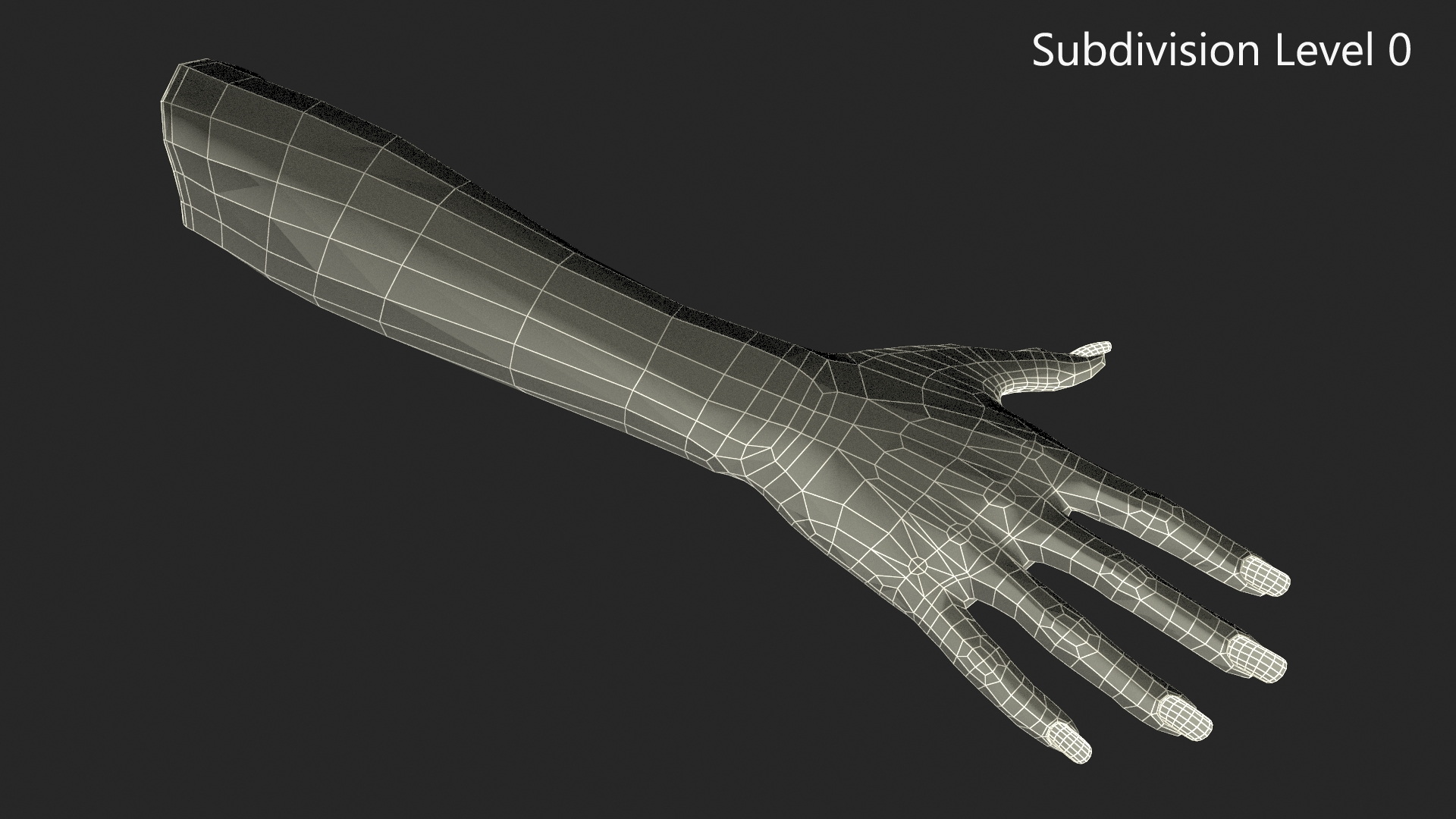 3D model African Woman Hand Rigged