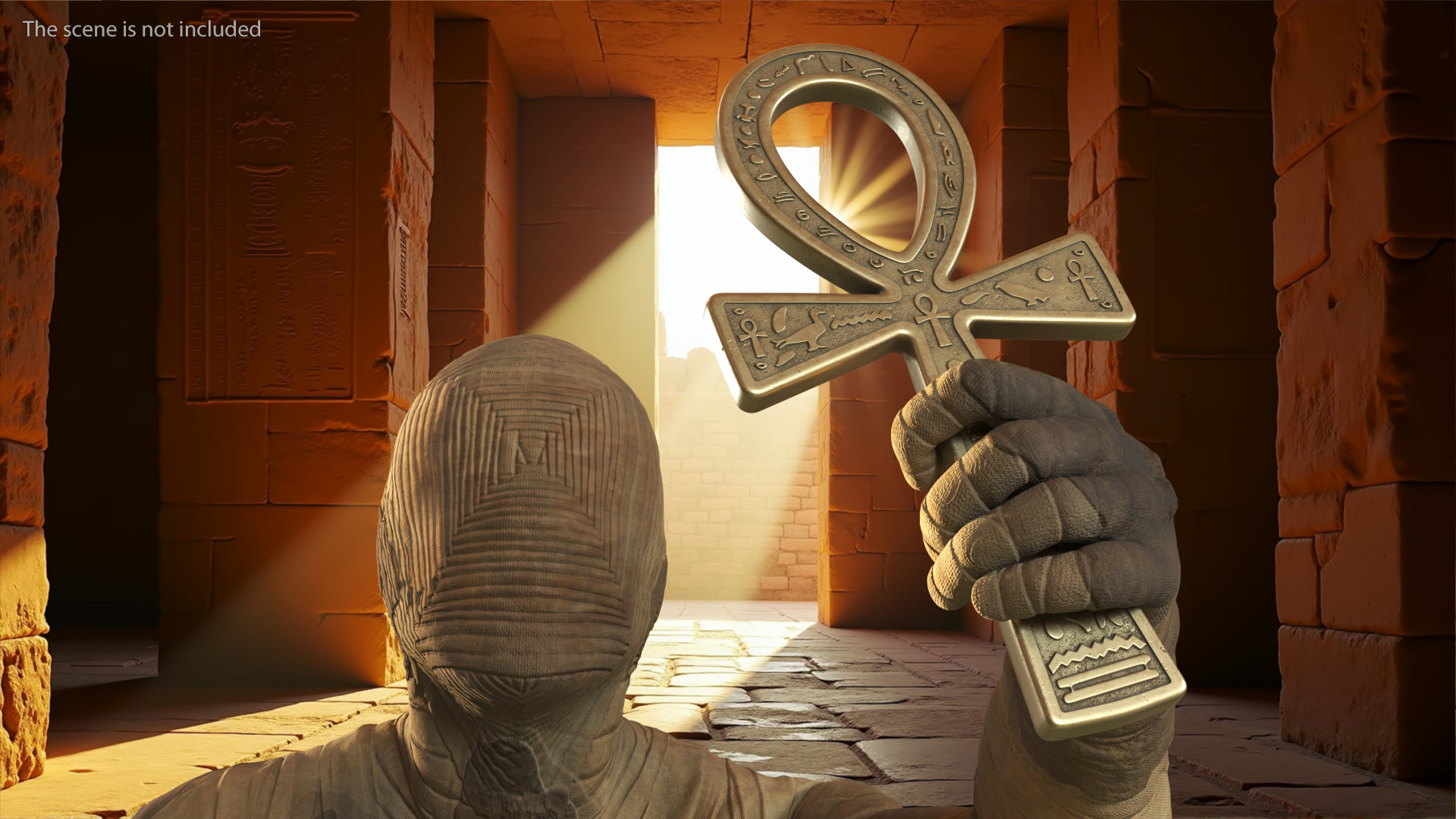 Egyptian Cross 3D model