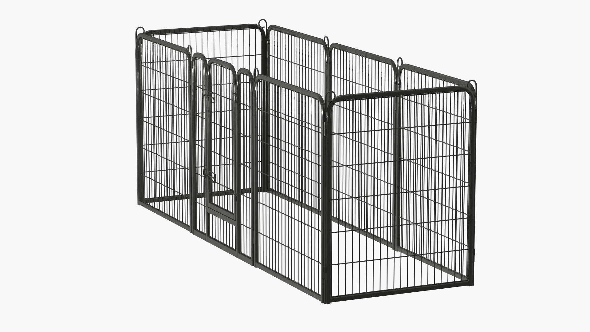 Small Rectangular Playpen for Dogs 3D model