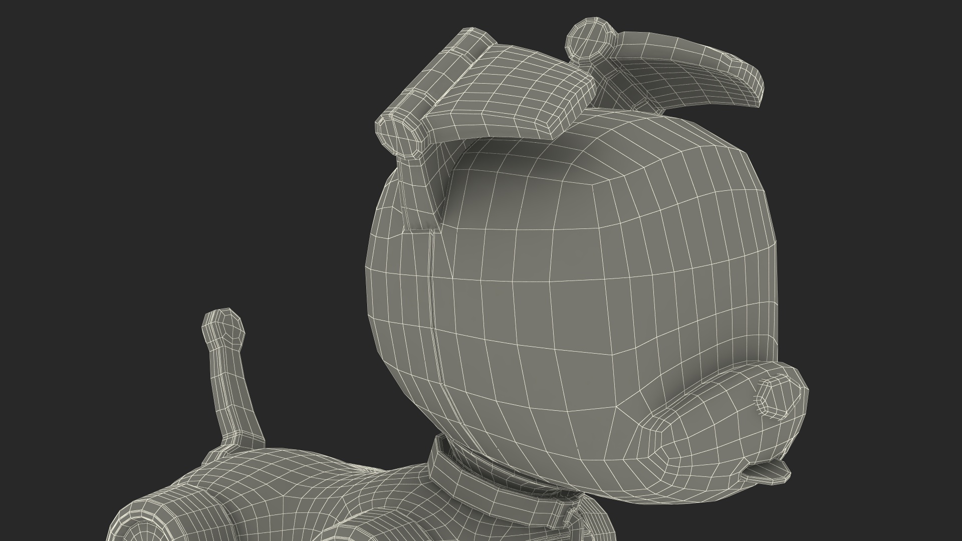 MINTiD Robot Dog E Rigged for Cinema 4D 3D model