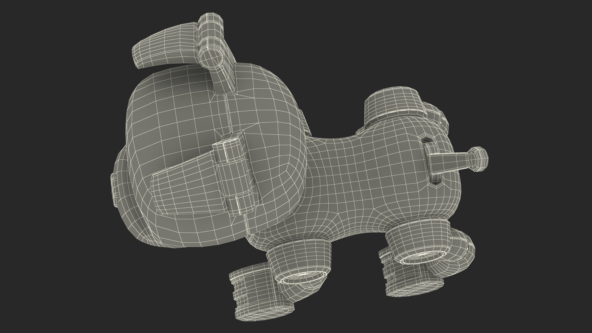 MINTiD Robot Dog E Rigged for Cinema 4D 3D model