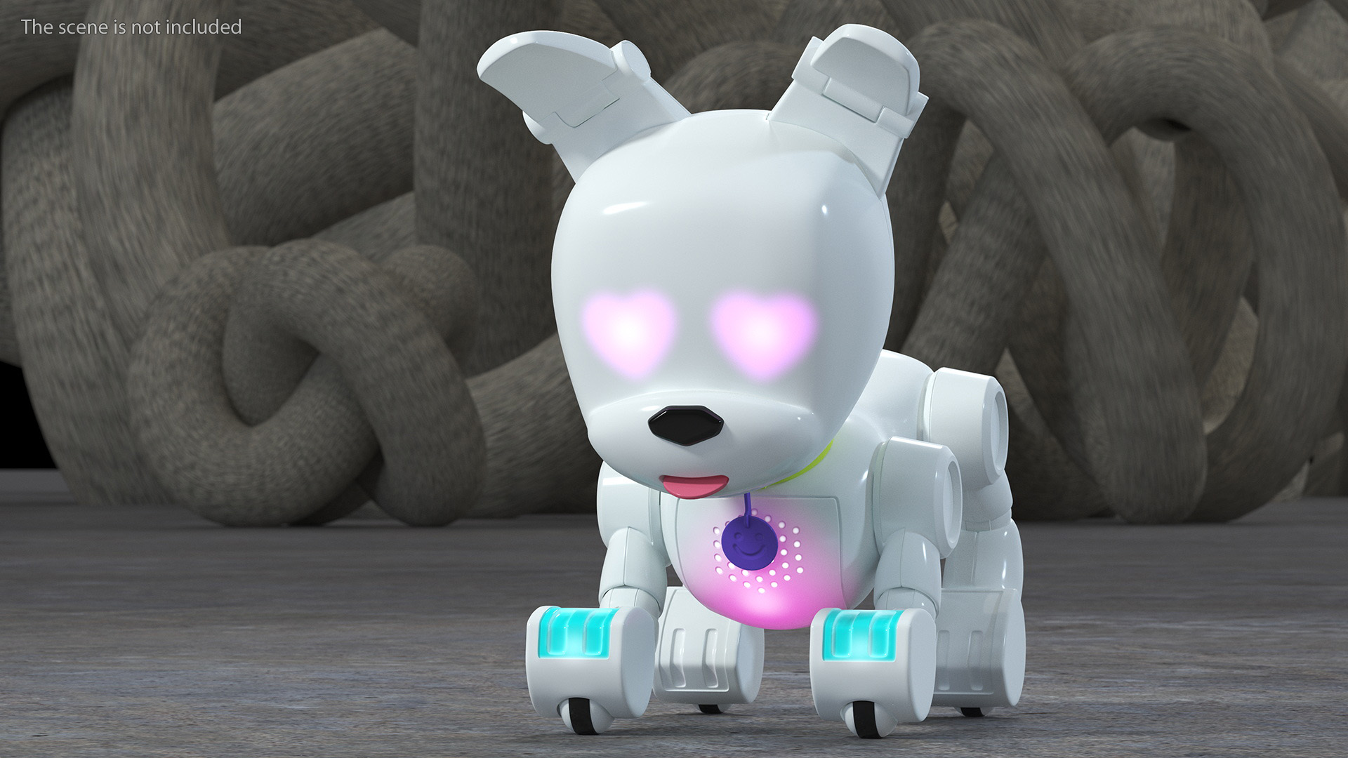 MINTiD Robot Dog E Rigged for Cinema 4D 3D model