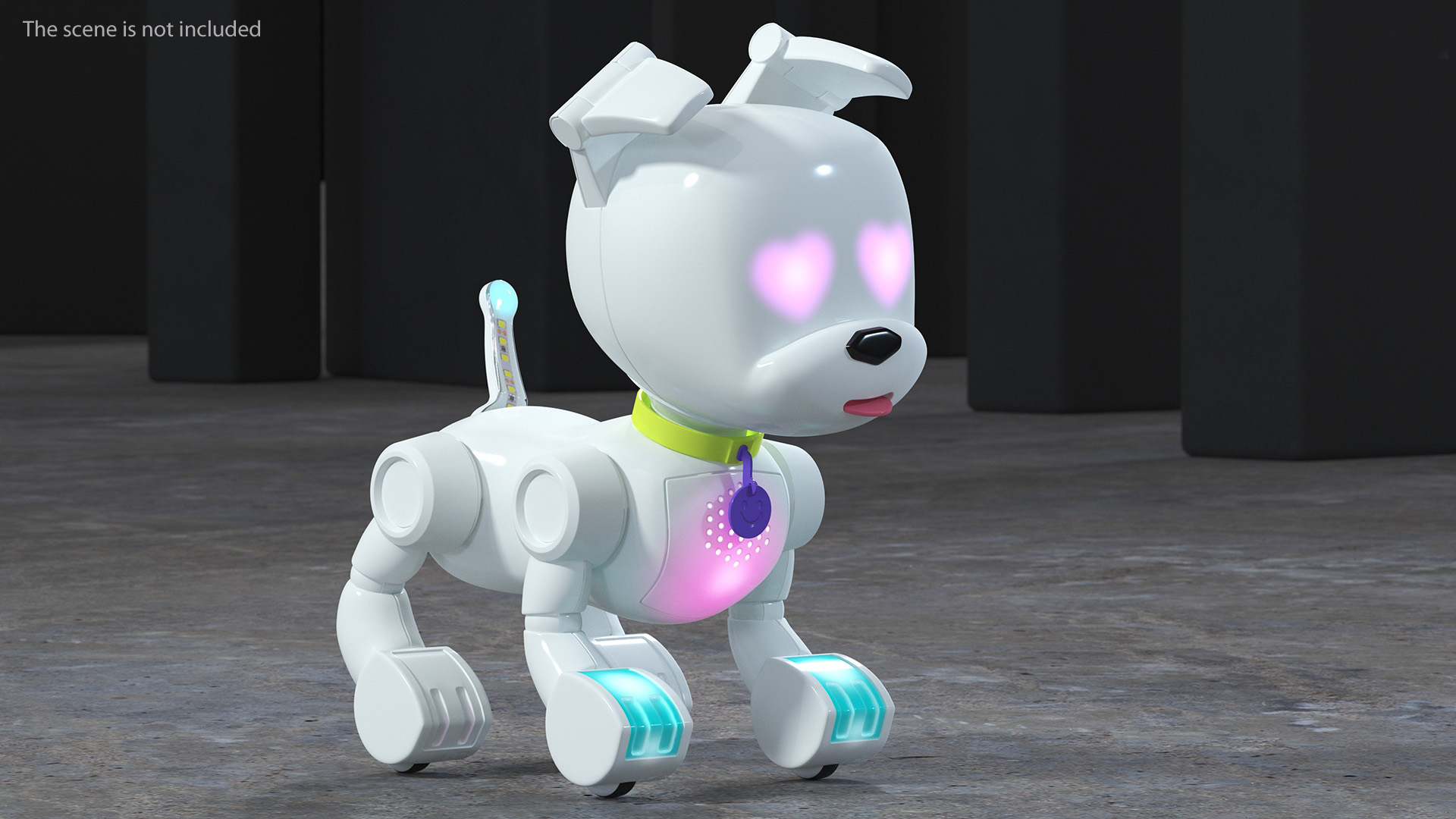 MINTiD Robot Dog E Rigged for Cinema 4D 3D model
