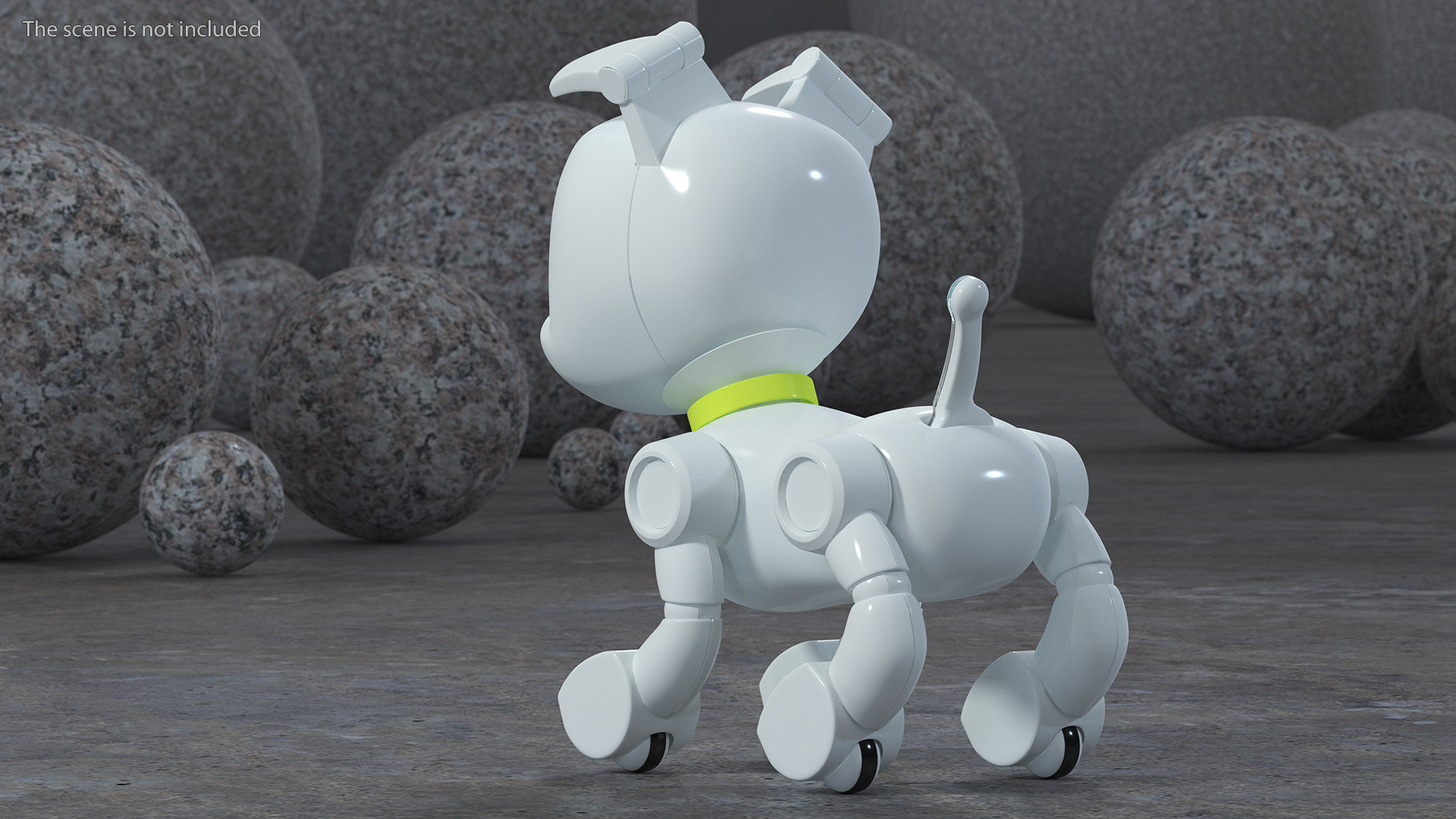 MINTiD Robot Dog E Rigged for Cinema 4D 3D model