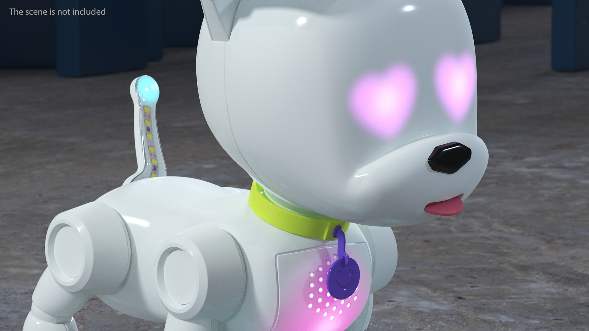 MINTiD Robot Dog E Rigged for Cinema 4D 3D model
