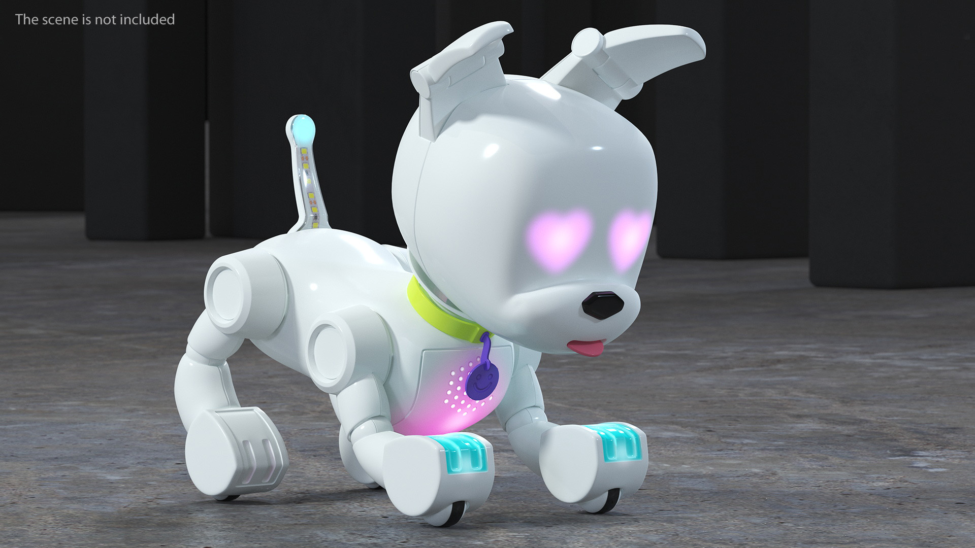 MINTiD Robot Dog E Rigged for Cinema 4D 3D model