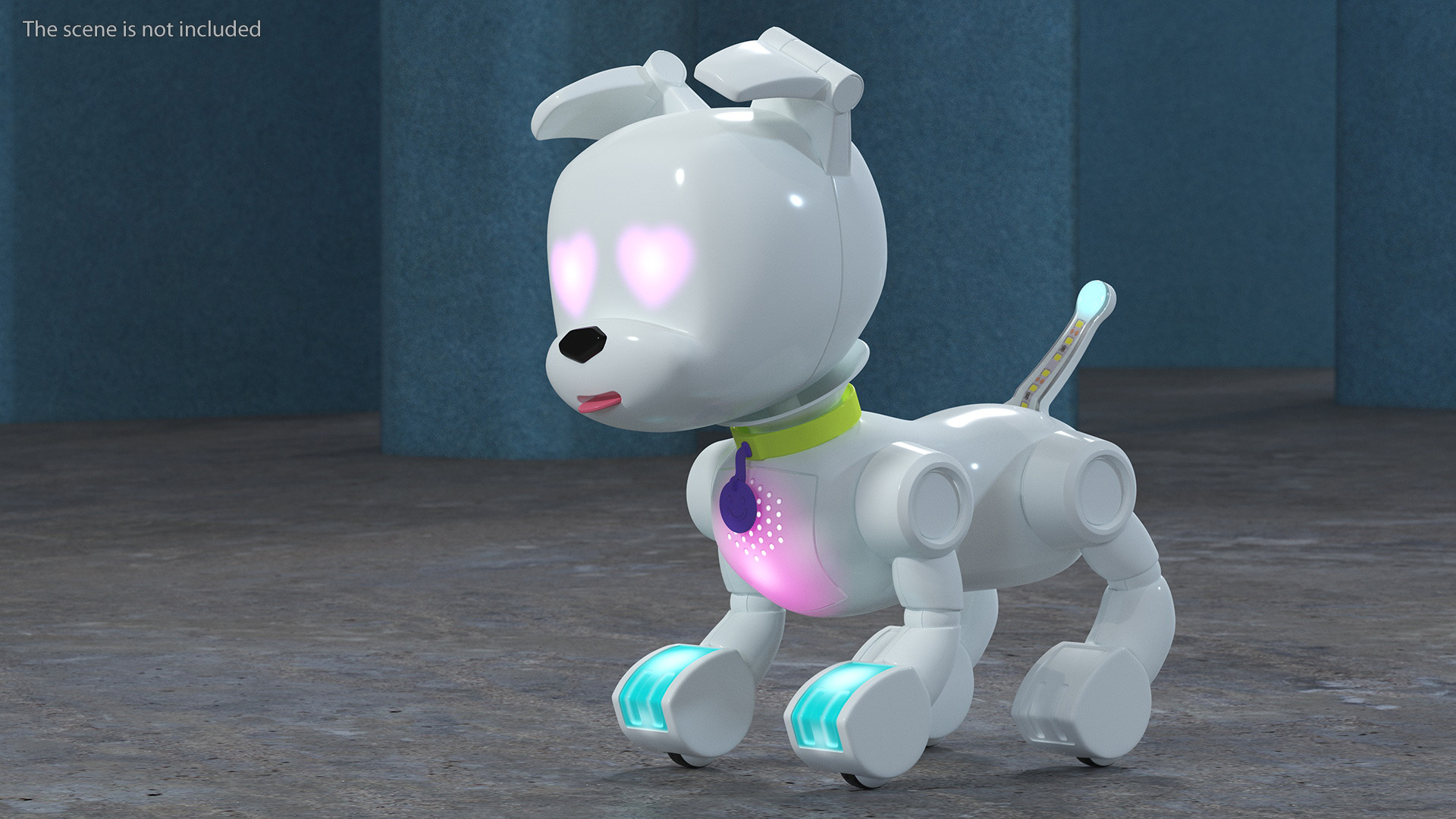 MINTiD Robot Dog E Rigged for Cinema 4D 3D model