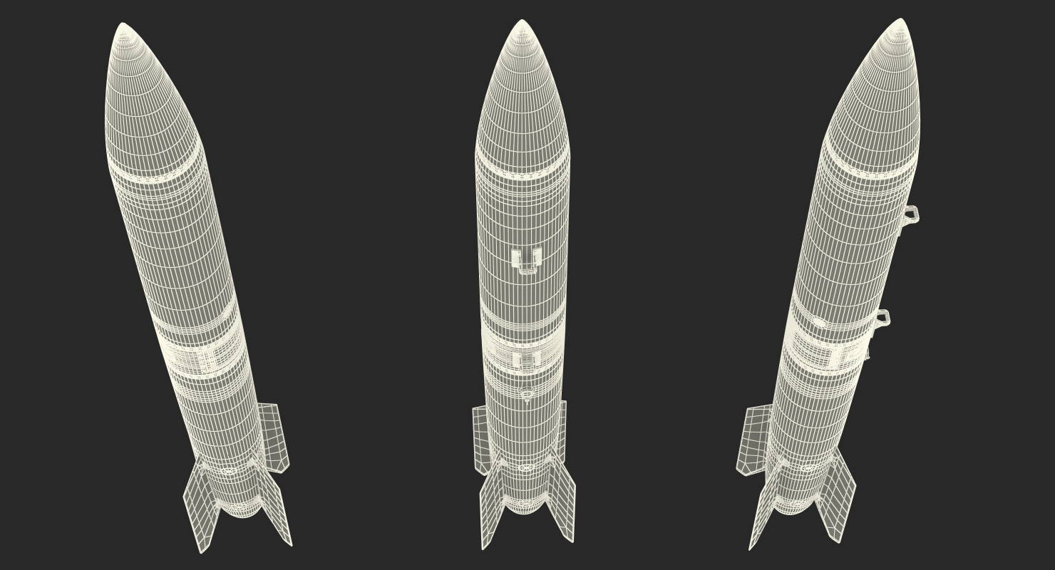 B61 12 Nuclear Bomb 3D model