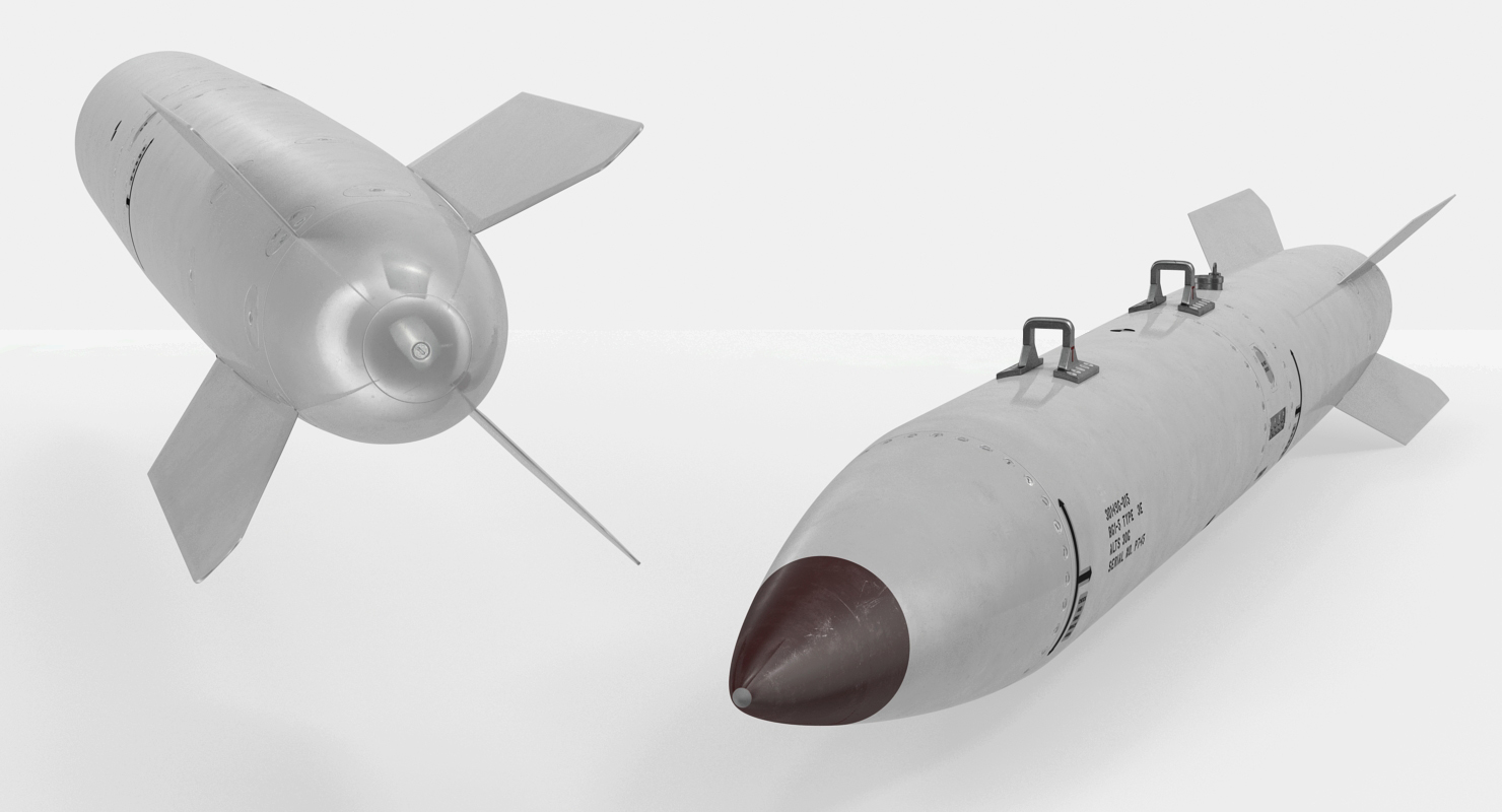 B61 12 Nuclear Bomb 3D model