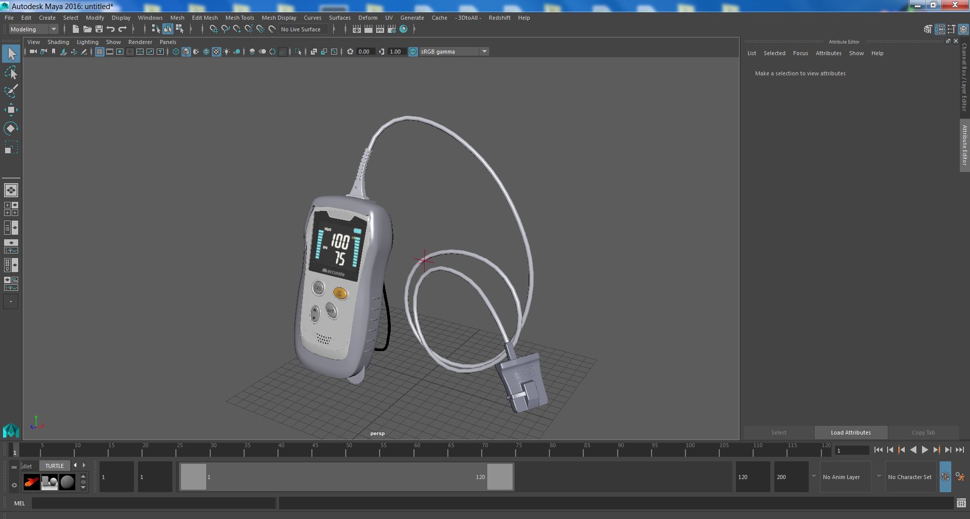 3D Digital Handheld Pulse Oximeter