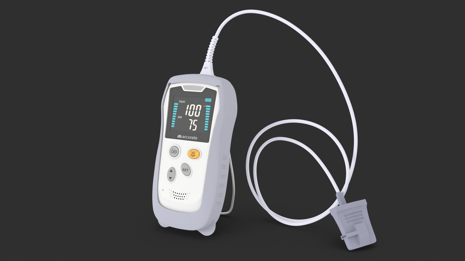 3D Digital Handheld Pulse Oximeter