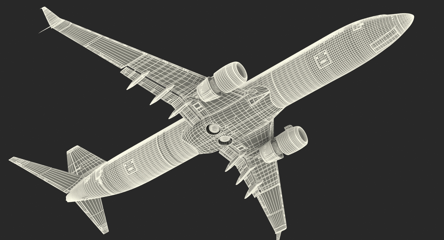 3D Boeing 737 900 with Interior and Cockpit American Airlines model