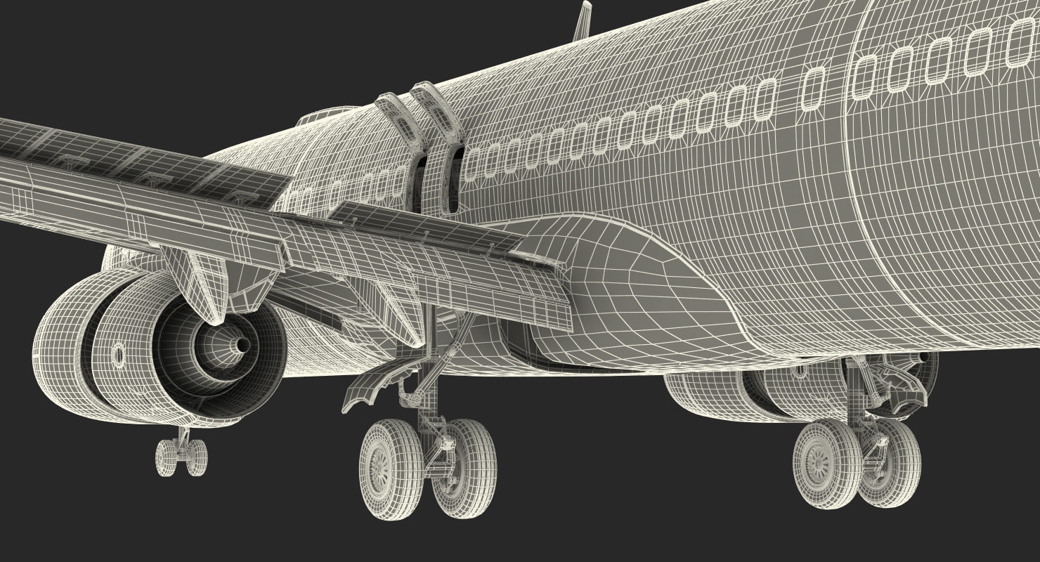 3D Boeing 737 900 with Interior and Cockpit American Airlines model