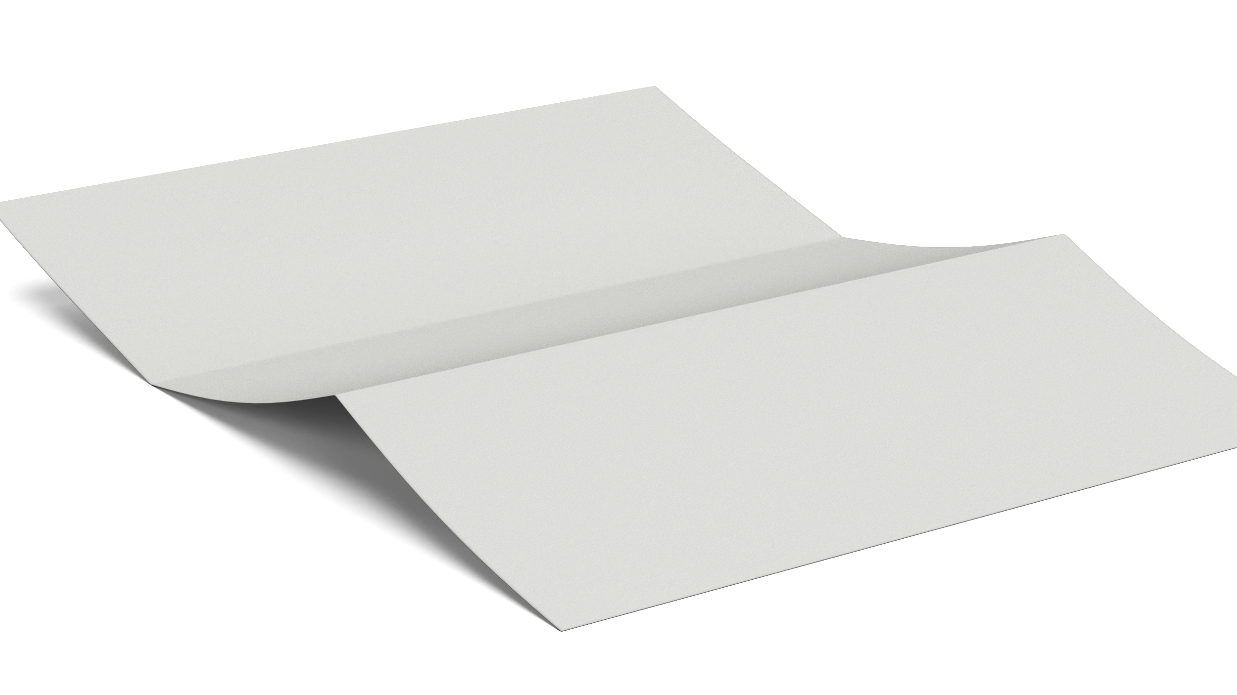 3D Paper Sheet Accordion Folded model