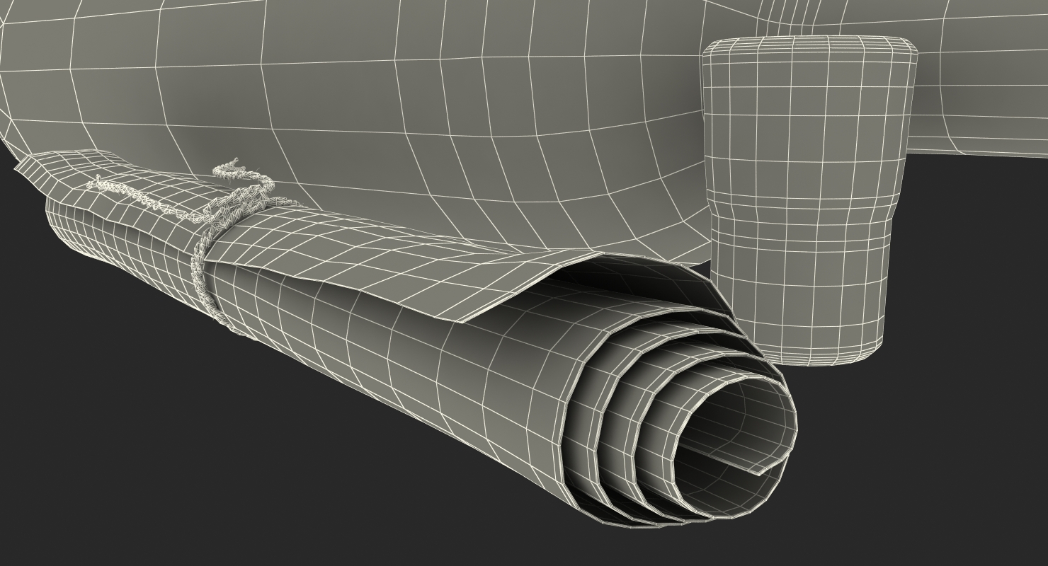Message in a bottle 3D model