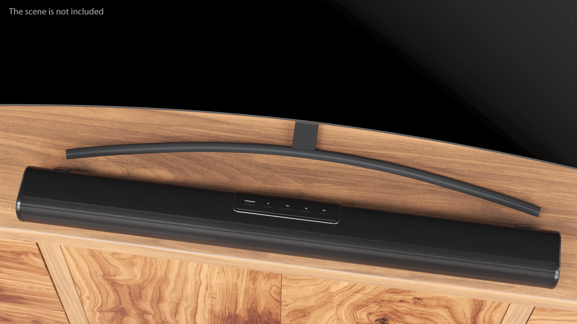 Soundbar Black 3D model