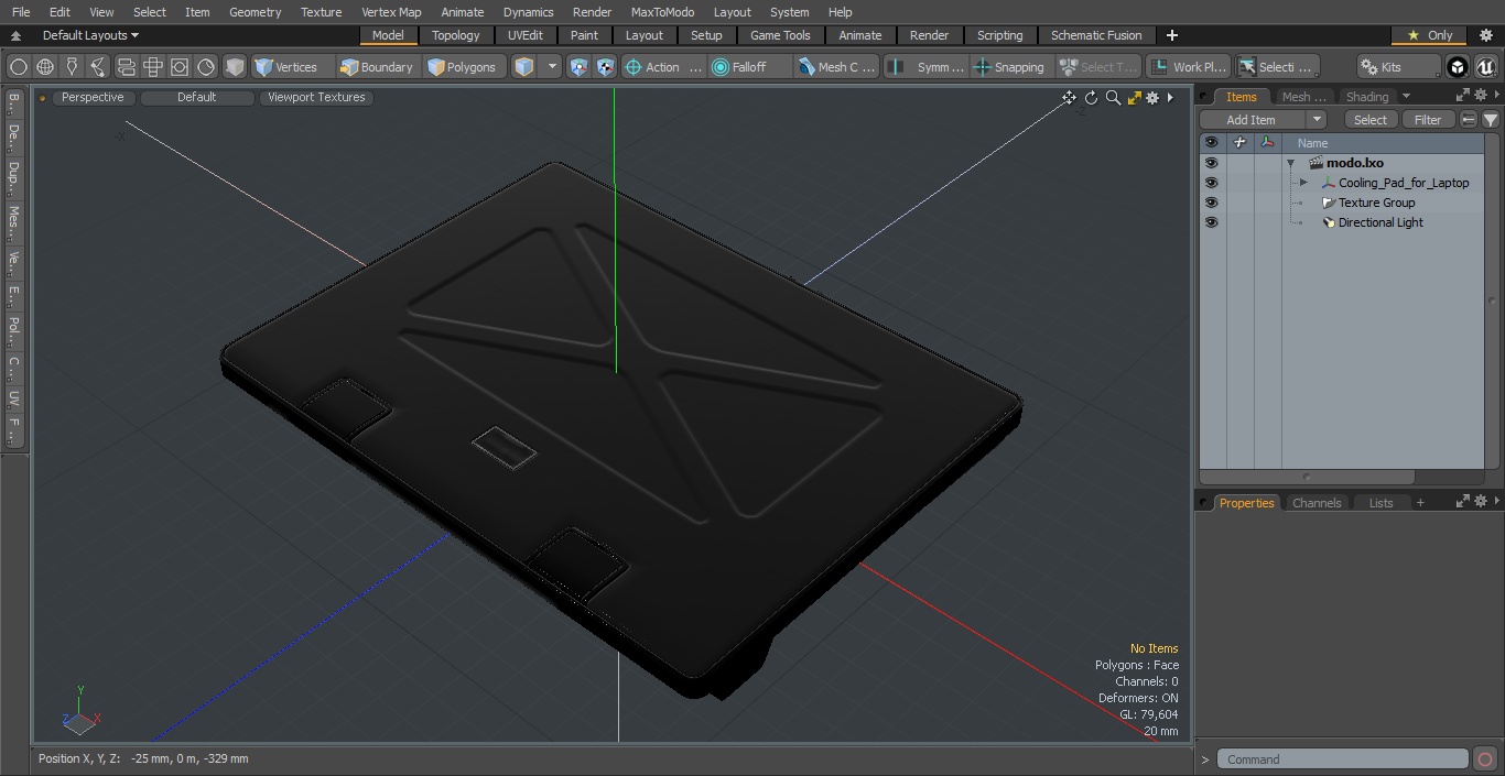 Cooling Pad for Laptop 3D