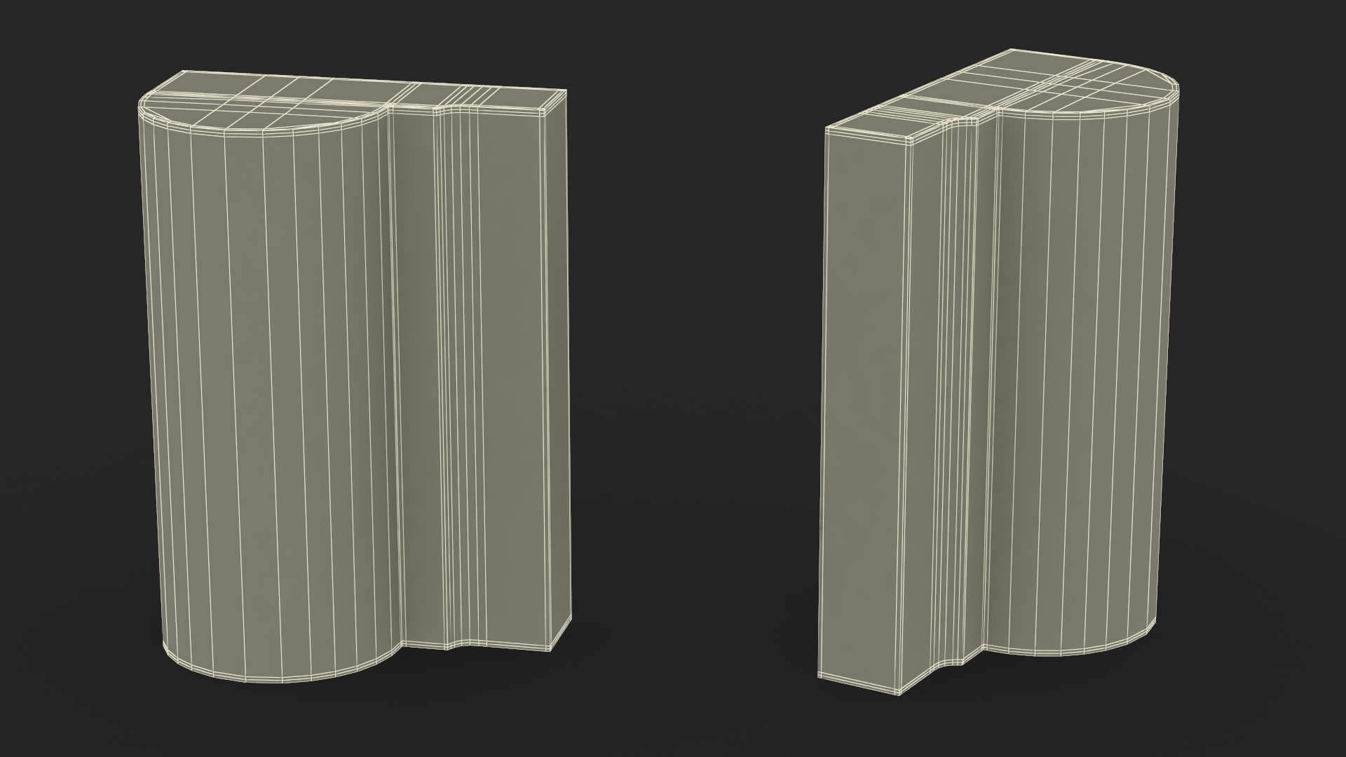 3D model Architectural Molding Gypsum Type 9