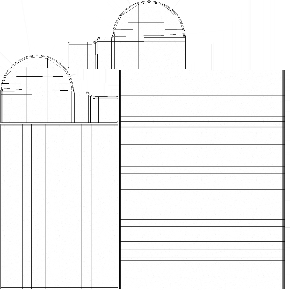 3D model Architectural Molding Gypsum Type 9