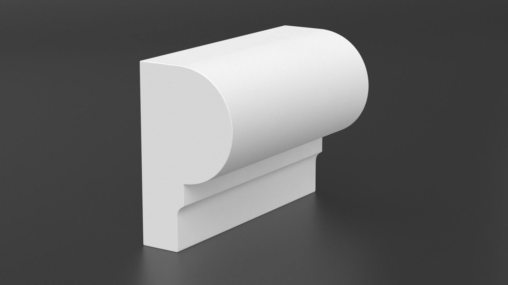3D model Architectural Molding Gypsum Type 9