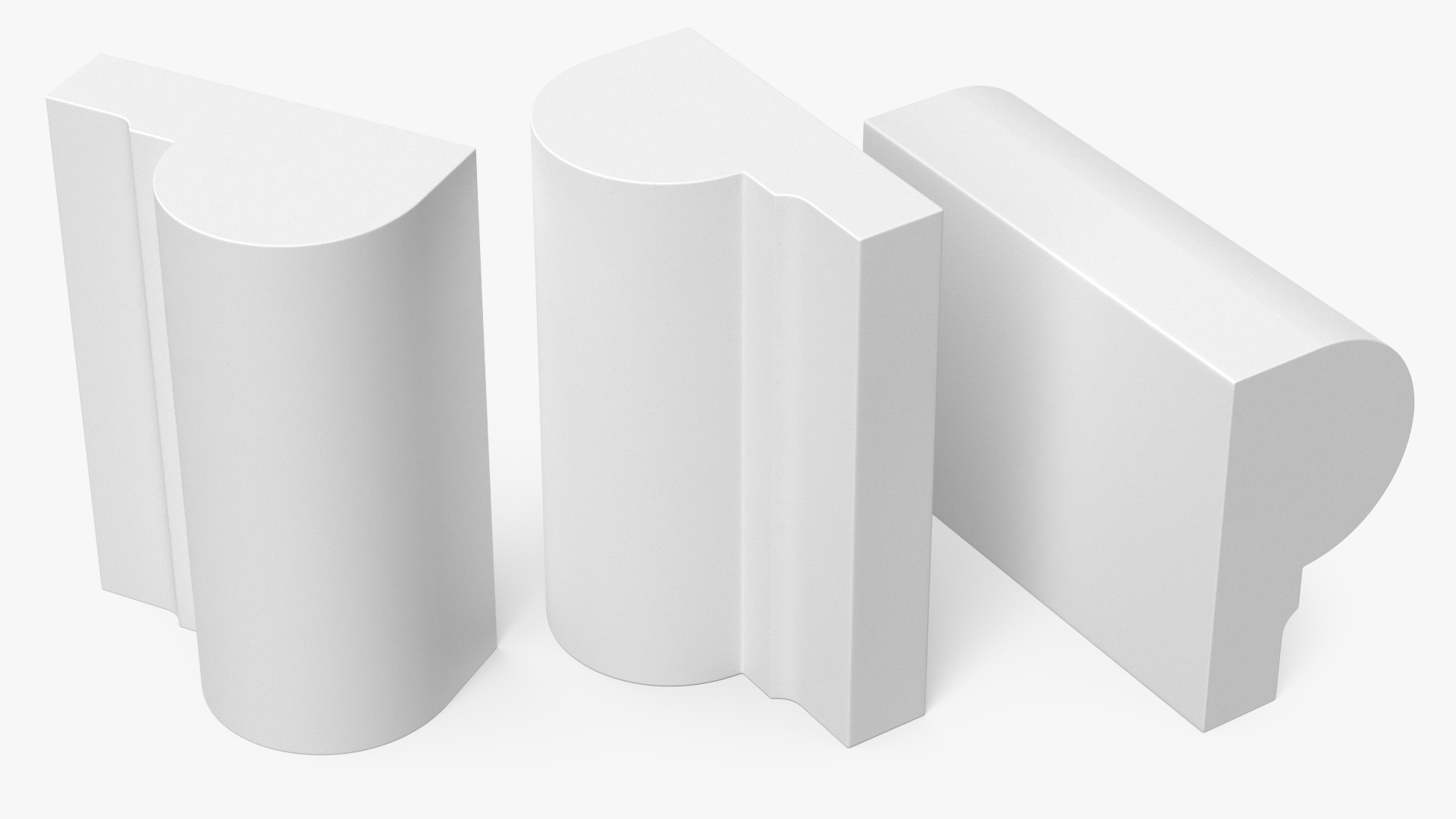 3D model Architectural Molding Gypsum Type 9