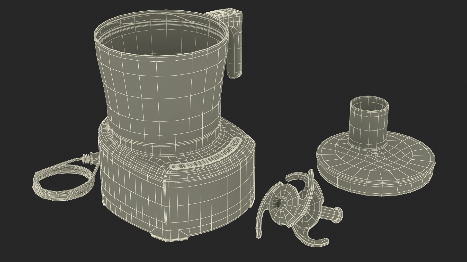 3D Food Chopper KitchenAid model