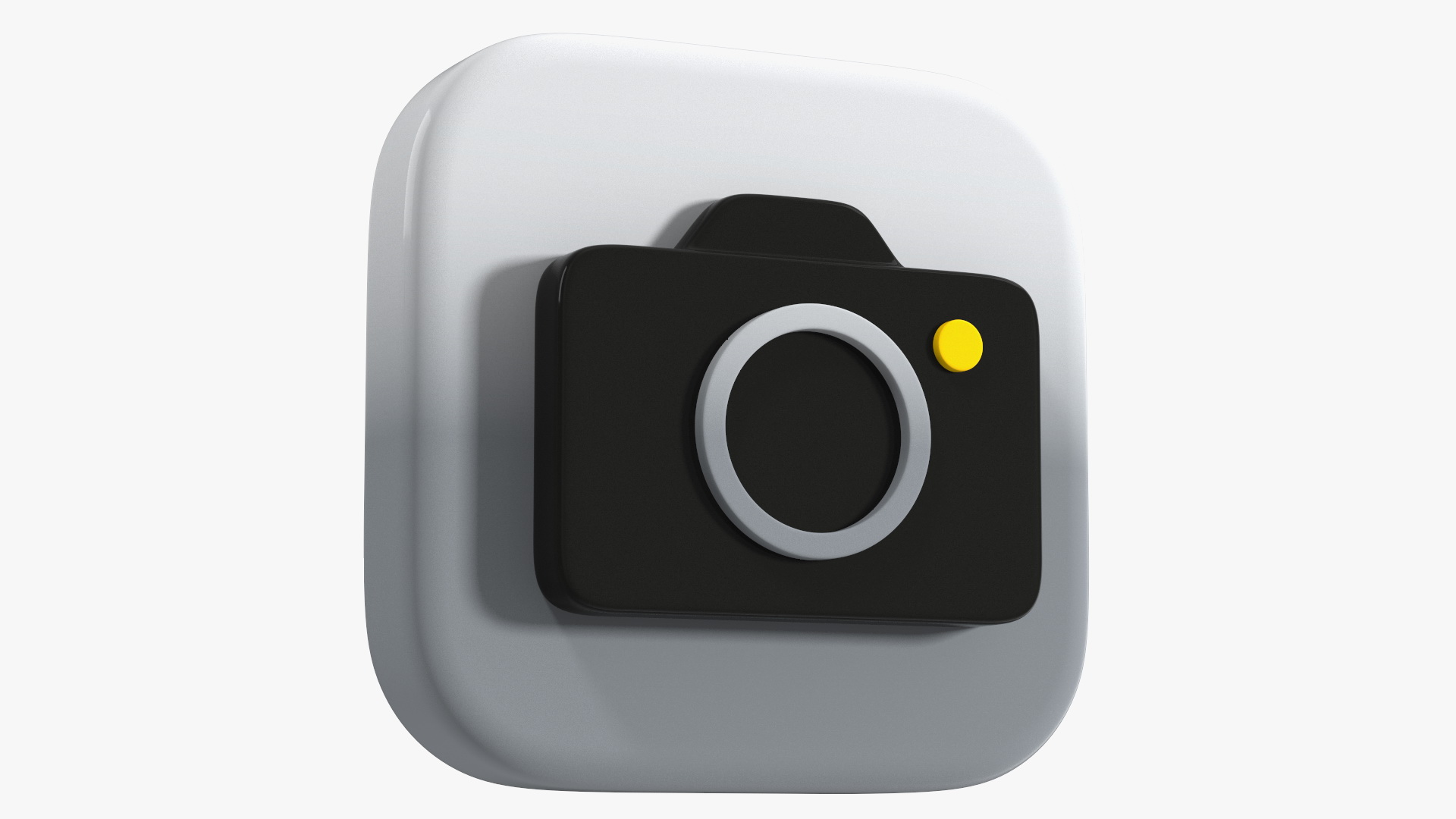 iPhone iOS Camera Icon 3D