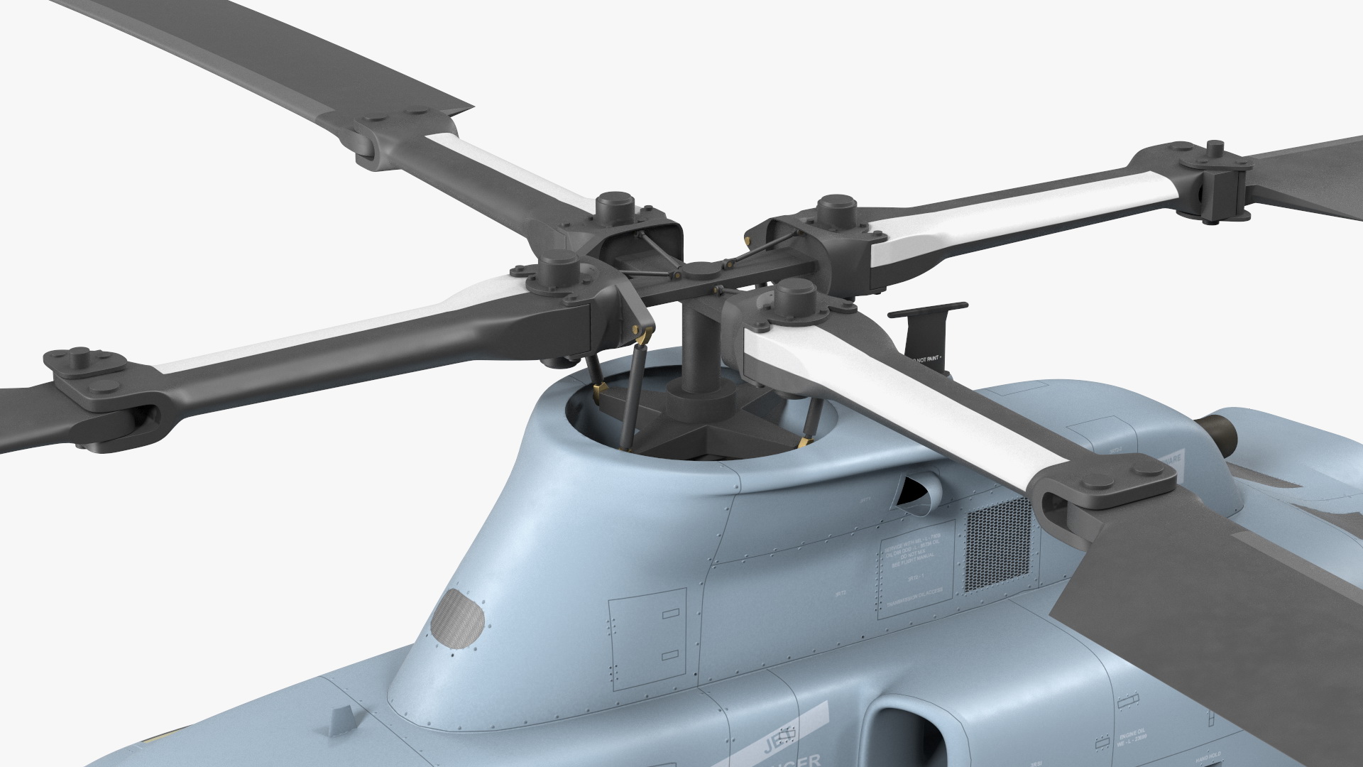 3D model Bell UH1Y Venom Helicopter Exterior Only