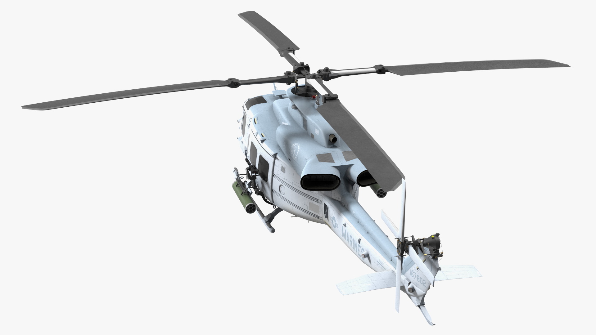 3D model Bell UH1Y Venom Helicopter Exterior Only